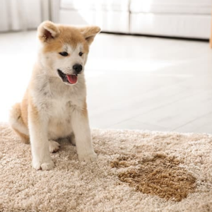 Pet stains on carpet