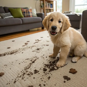 Pet stains on carpet