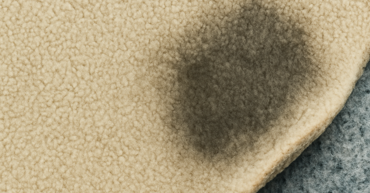 Mold on beige carpet